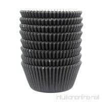 Eoonfirst Standard Size Baking Cups 200 Pcs  Black - B07BQF7MST